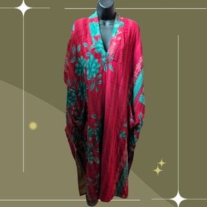 ✨ Kantha Bae Red Sari Midi Moo Osfm